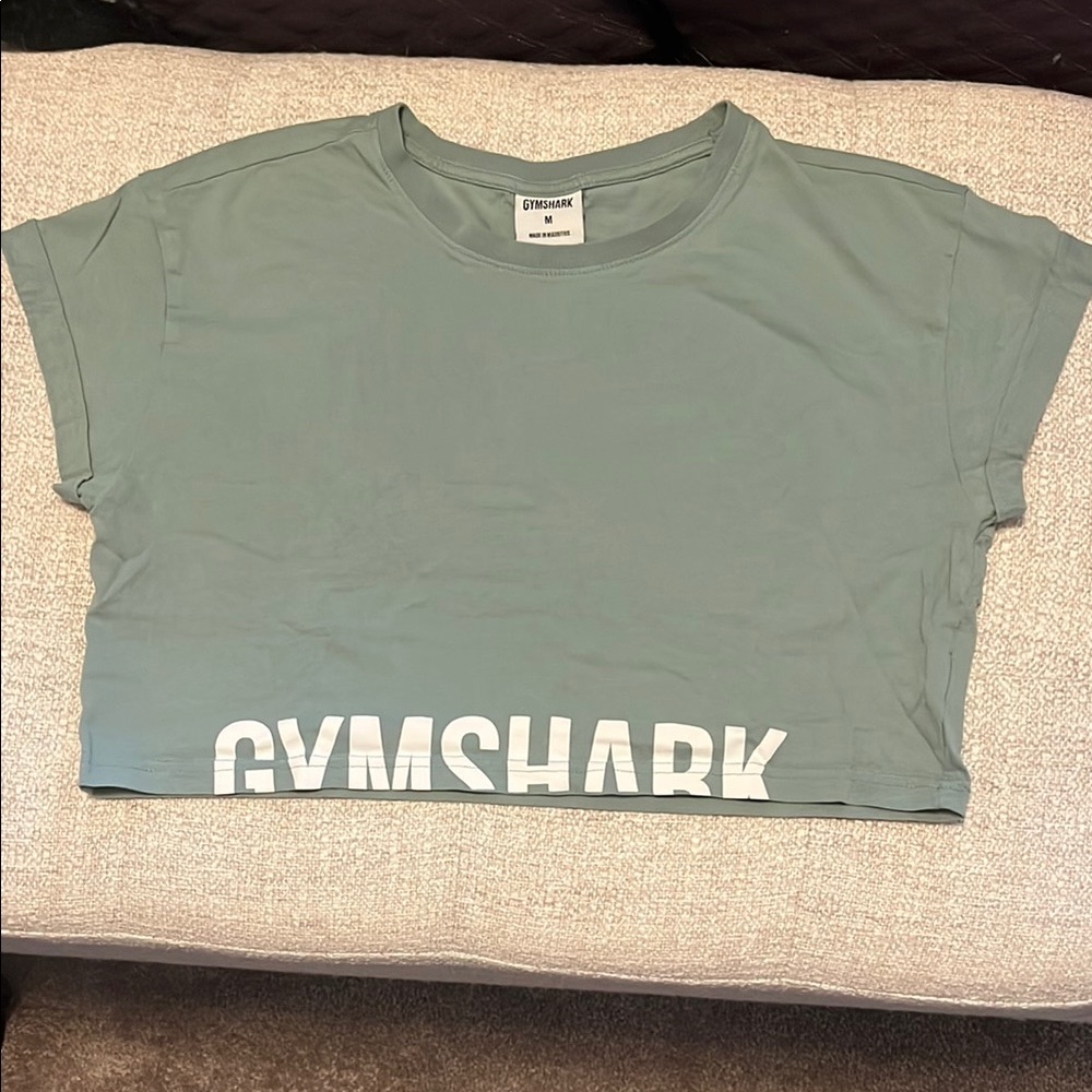 Gymshark Women's Teal Crop Top